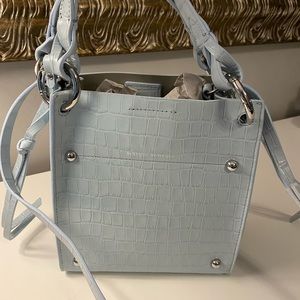 REBECCA MINKOFF KATE MINI N/S TOTE – Blue (Larimar)